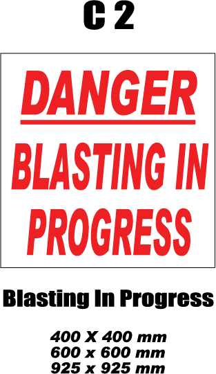 Blasting In Progress